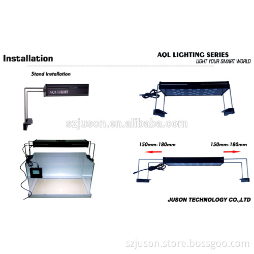New design dimmable environmental protection led aquarium light for salt water coral fish tank